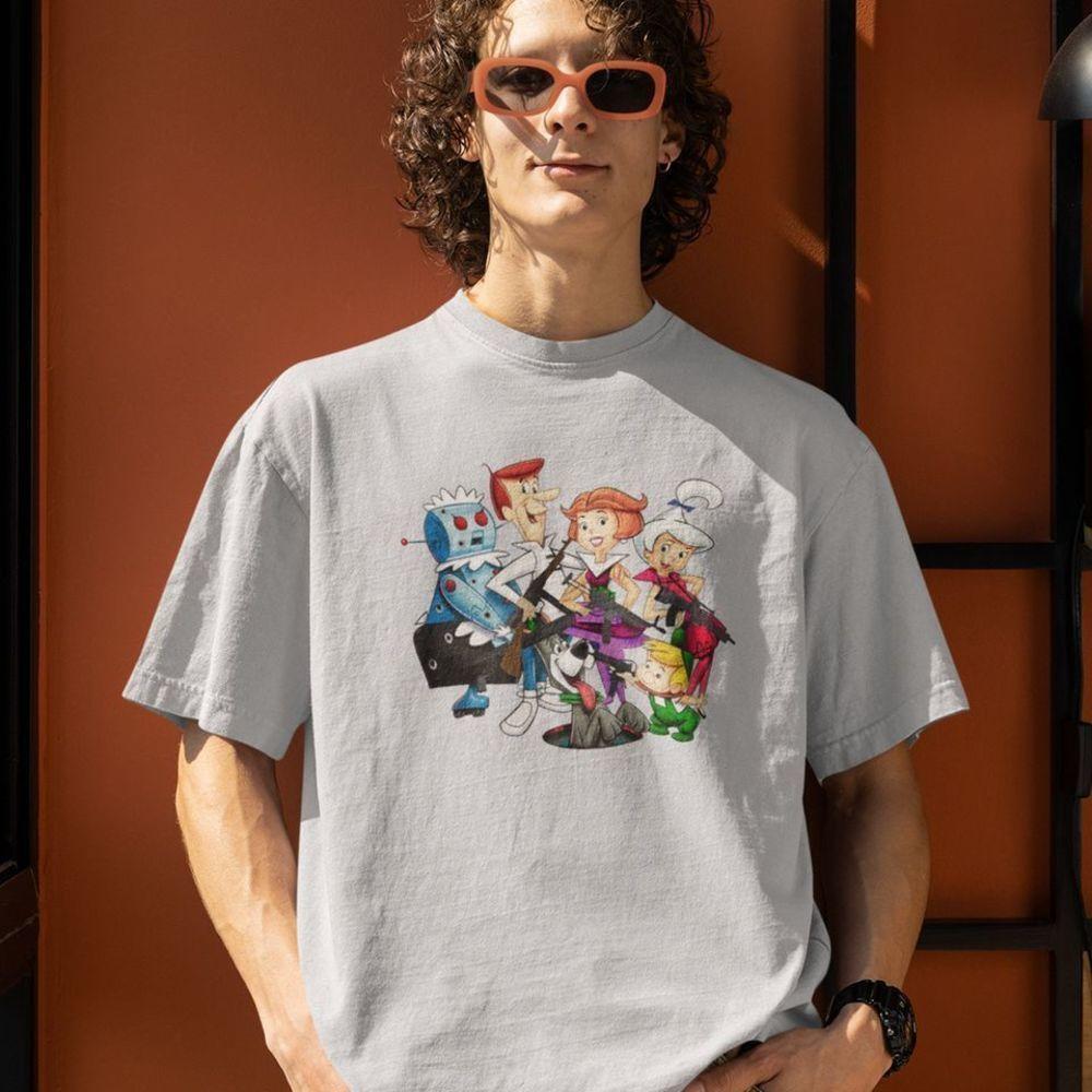Jetsons Retro Cartoon Fan Unisex Graphic Tee T-Shirt